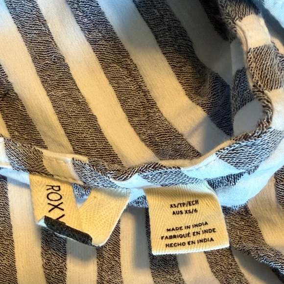 Roxy Striped Long Sleeve Wrap Dress - Picture 4 of 7